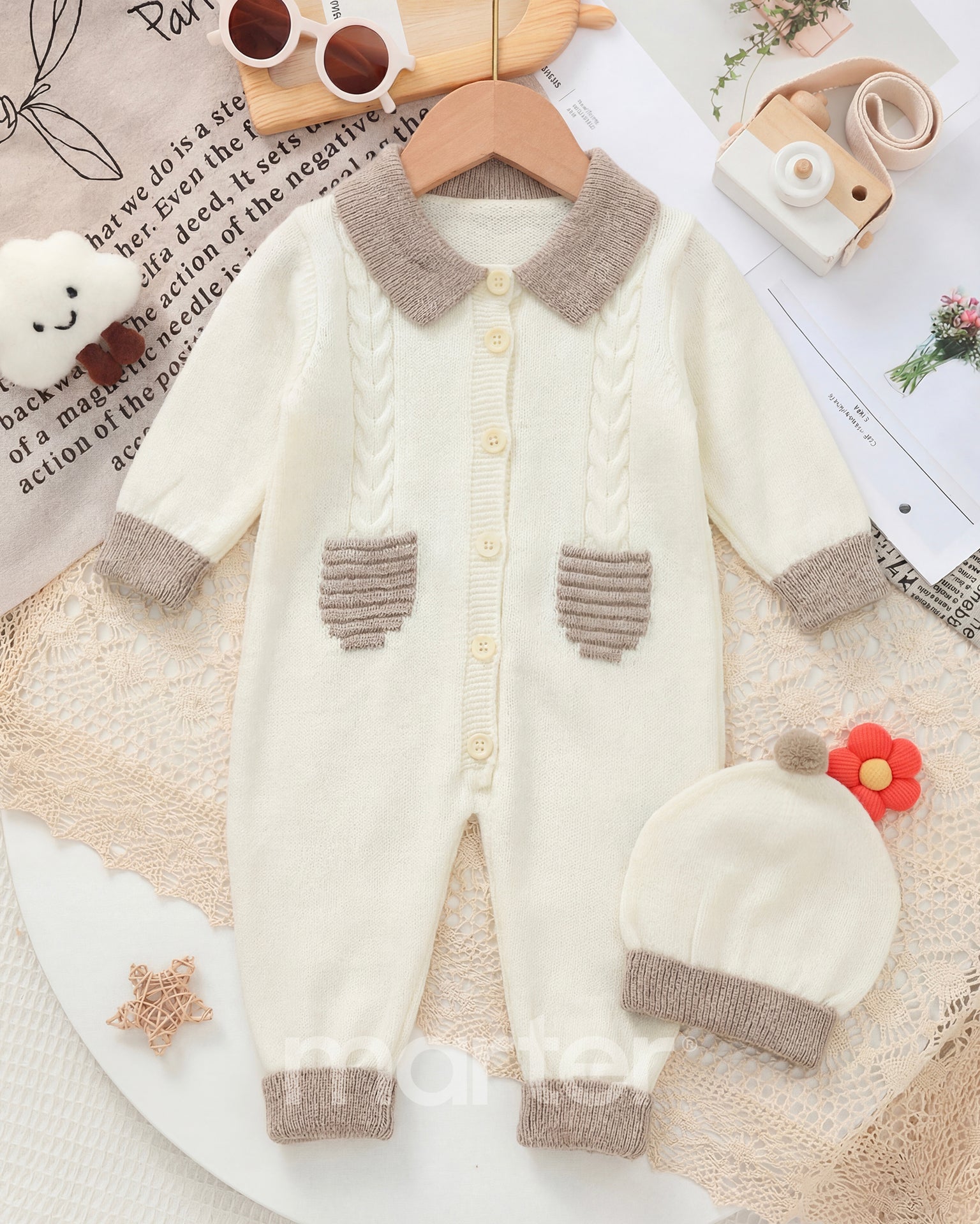 طقم شتوي للأولاد من 2 قطع فاخرة