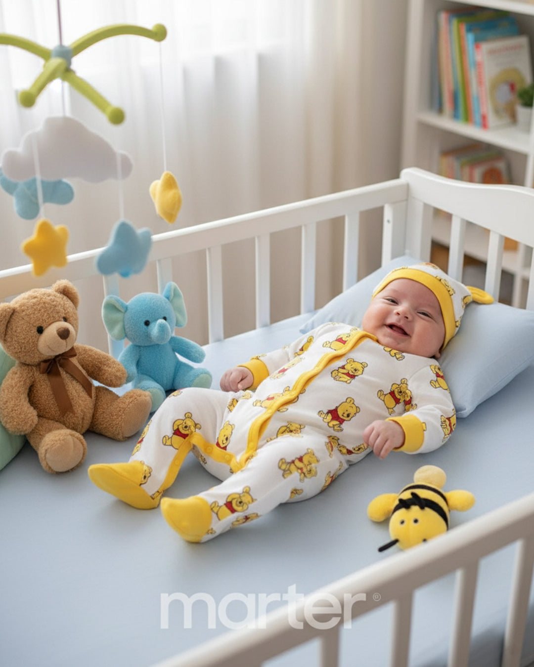 مجموعة  ويني الدبدوب للأطفال 4 قطع جميلة