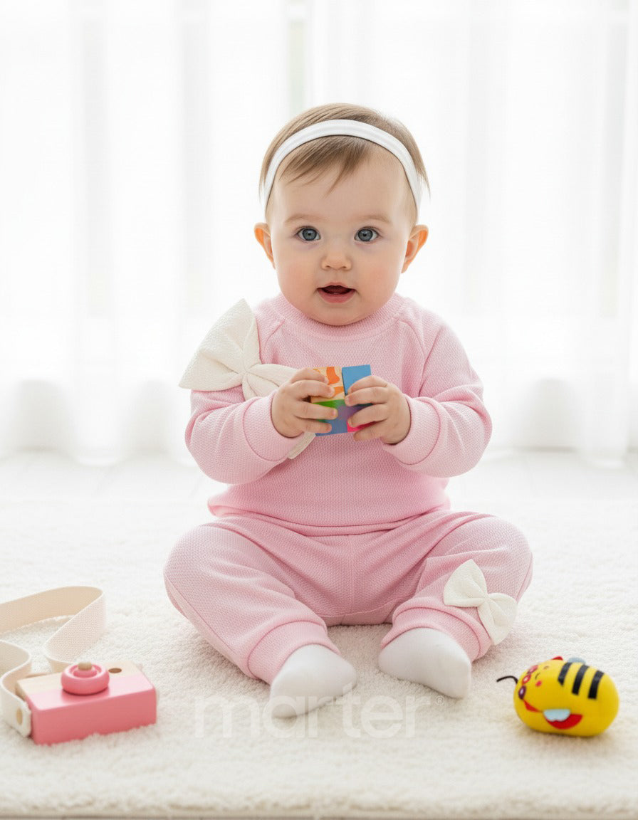 طقم أنيق للبنات مكون من 2 قطع