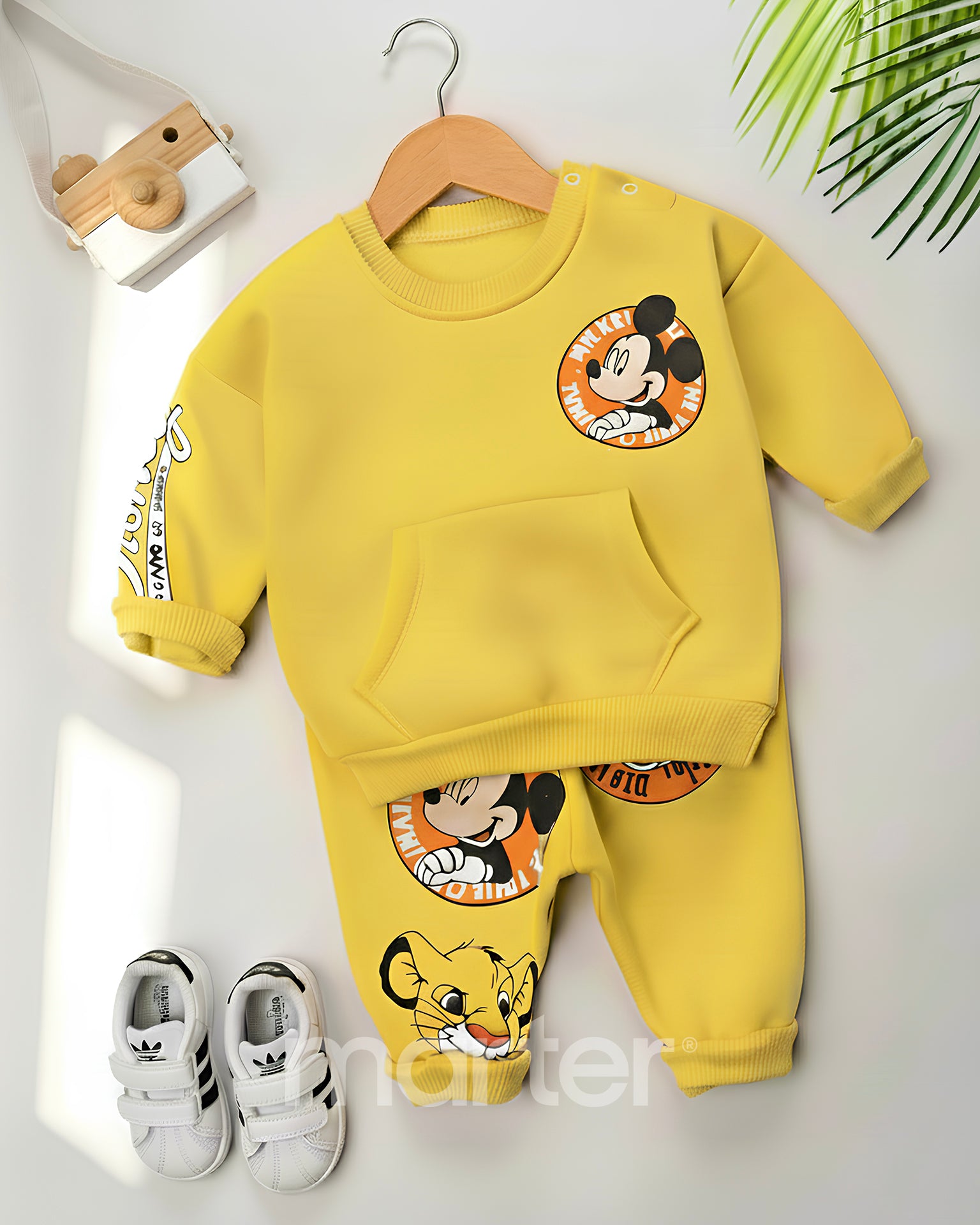 طقم ميكي ماوس الشهير للأولاد من 2 قطع