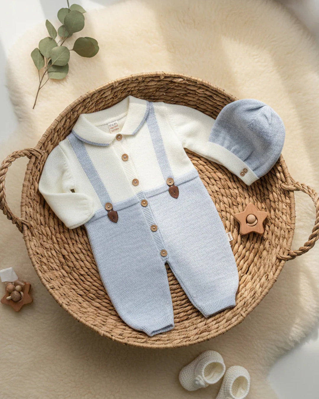 طقم شتوي للأولاد من 2 قطع فاخرة