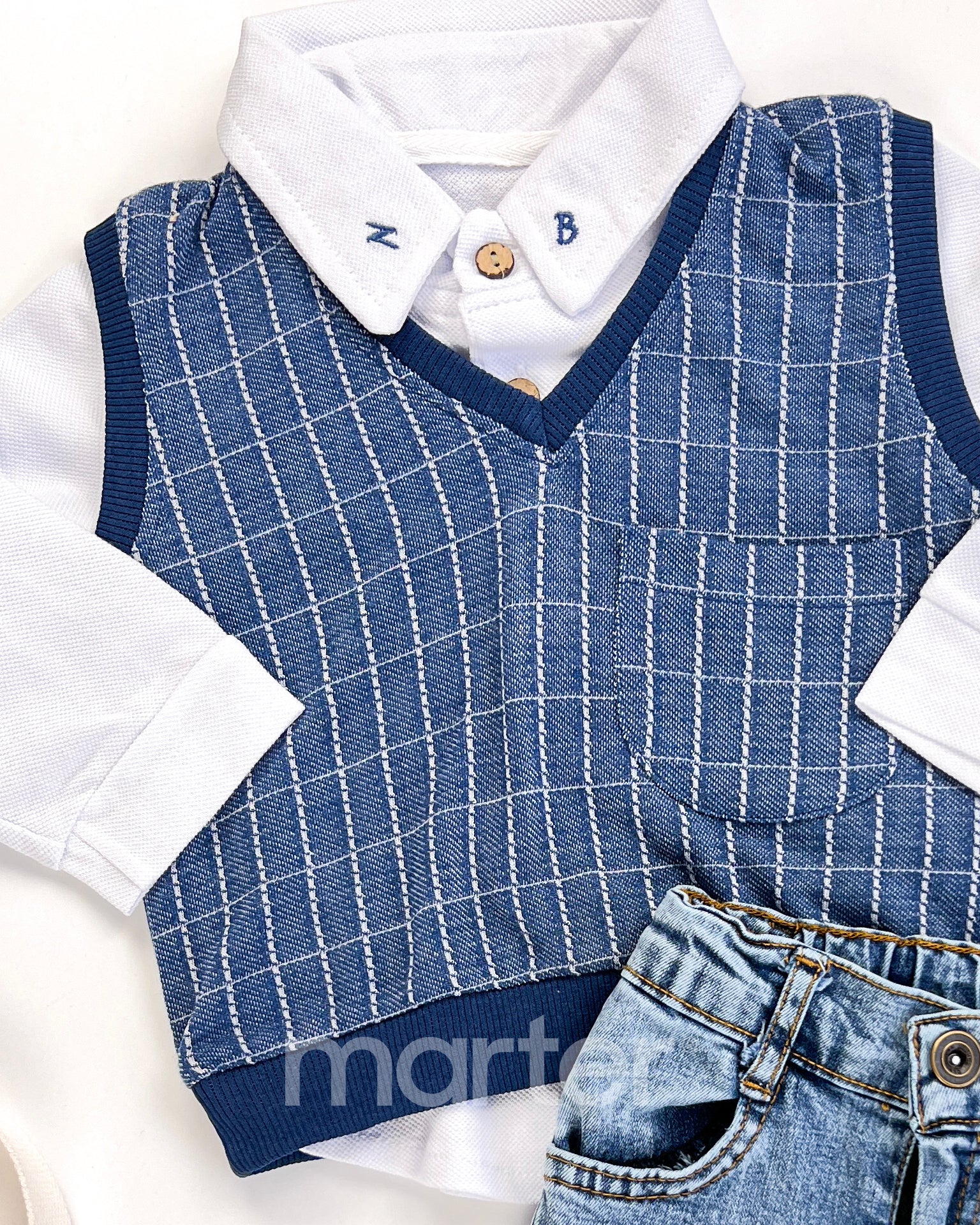 طقم فخم للأولاد من 3 قطع فاخرة