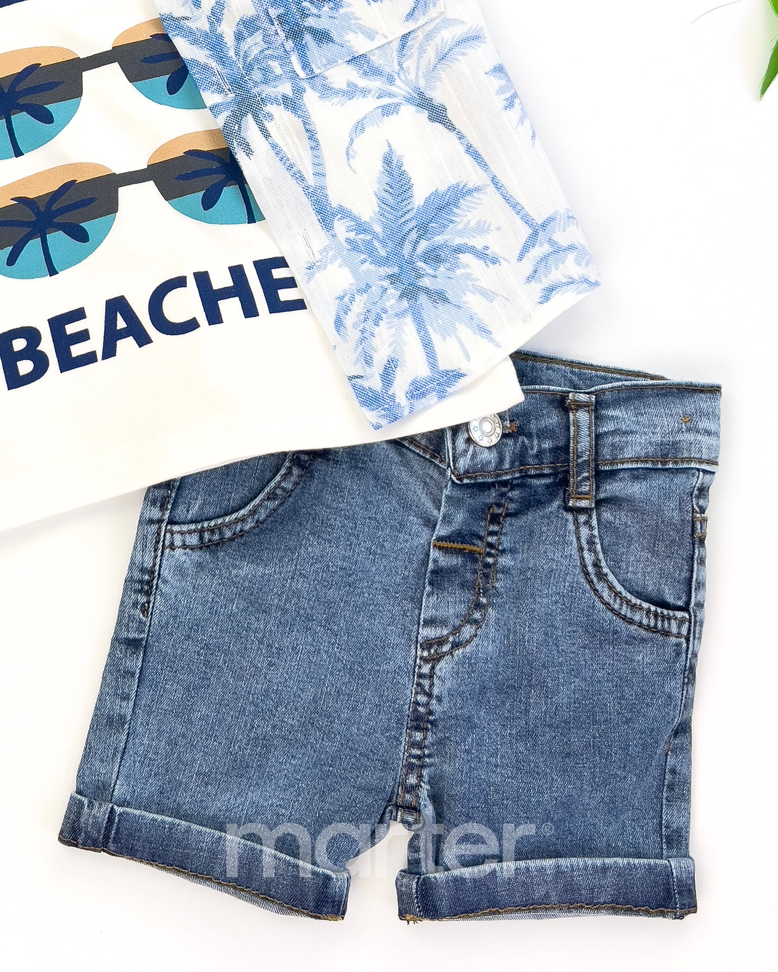 طقم صيفي للأولاد بتصميم فخم ولمسات راقية