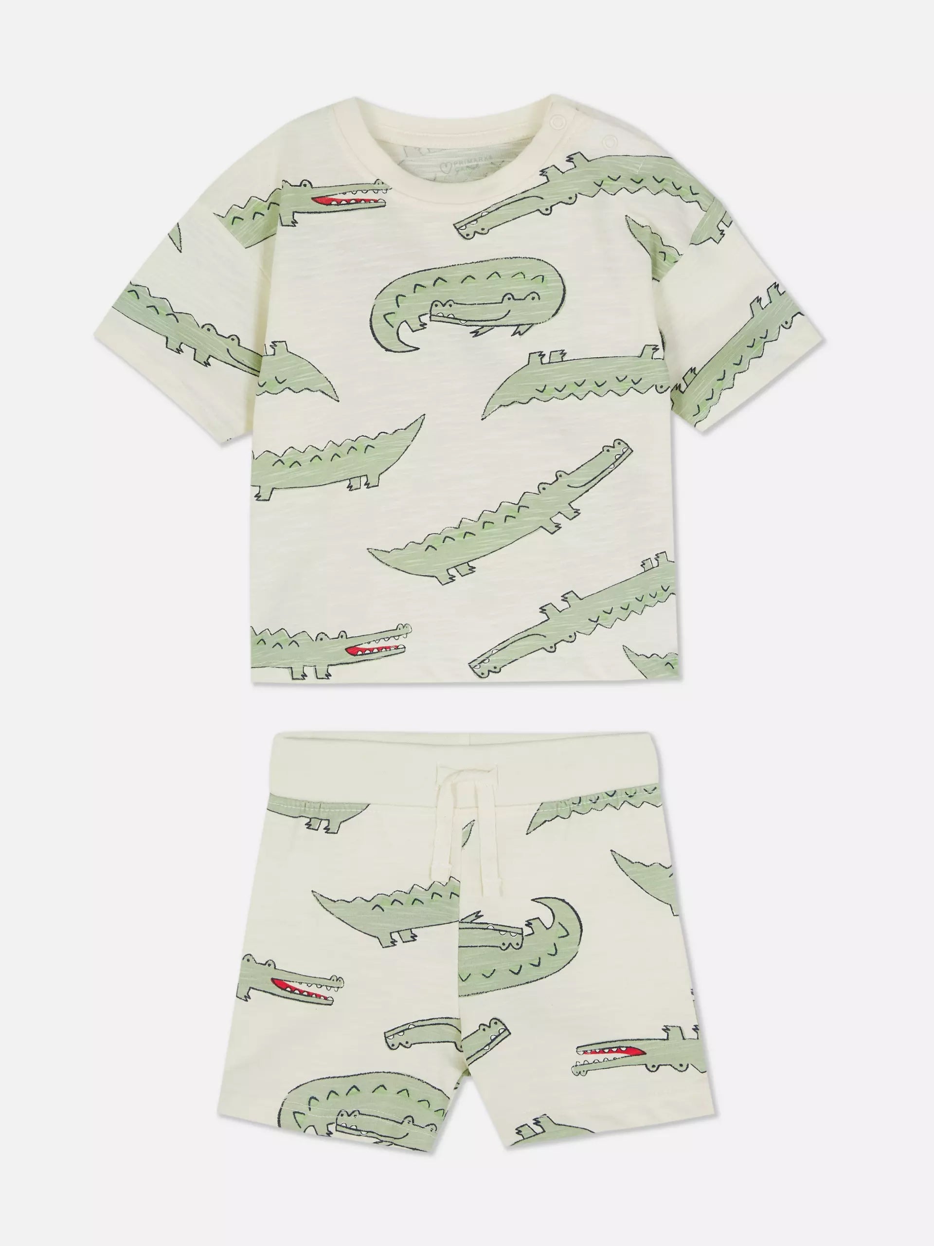 طقم صيفي رائع للأولاد بتصميم كيوت من 2 قطع