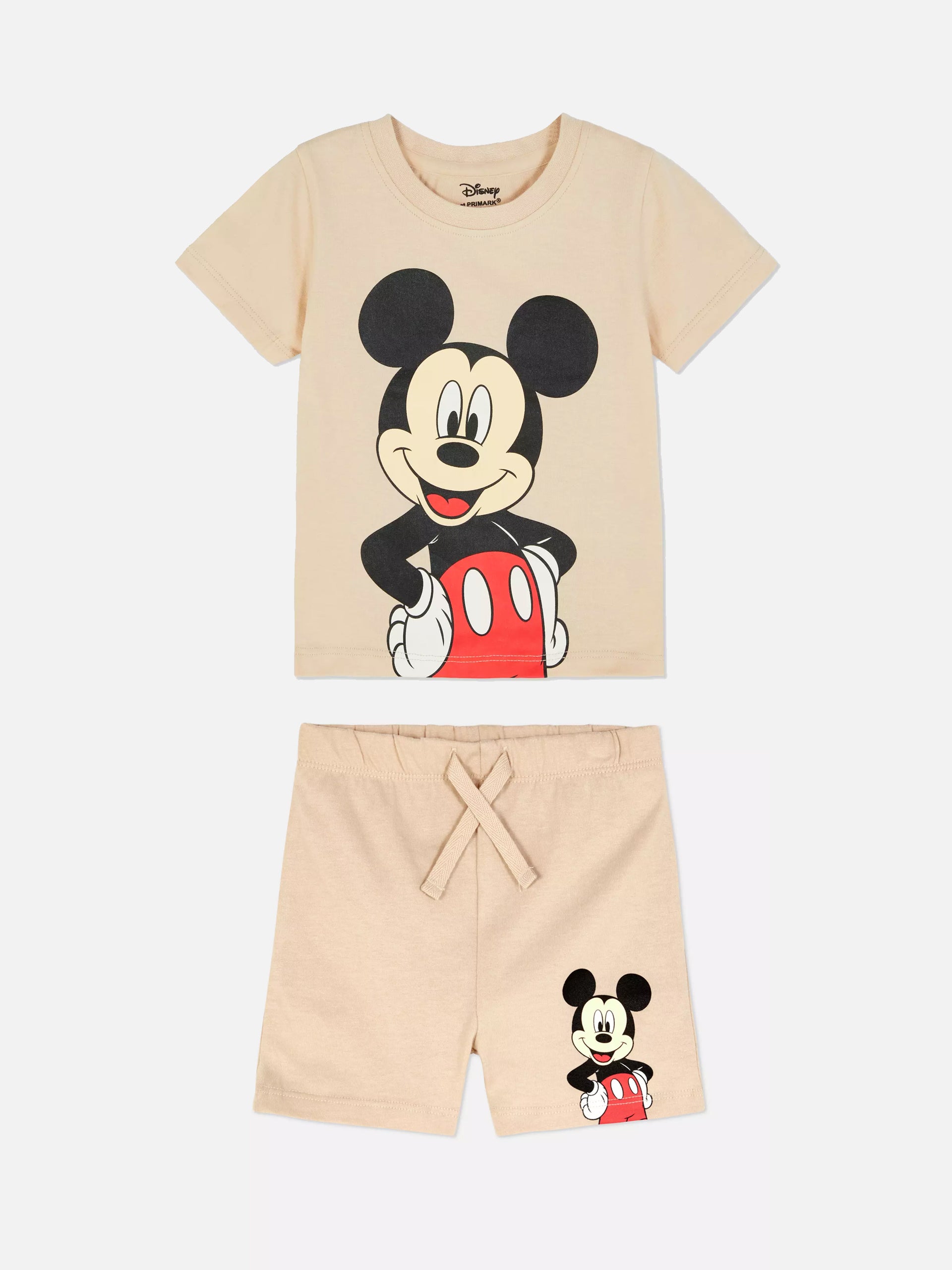 طقم ميكي ماوس صيفي رائع للأولاد بتصميم كيوت من 2 قطع