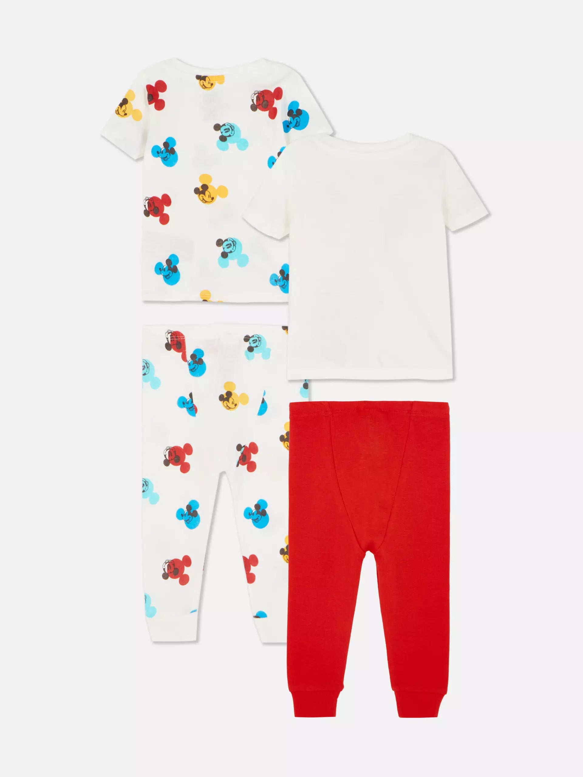 بيجامة ميكي ماوس للأولاد مريحة و ناعمة من 4 قطع