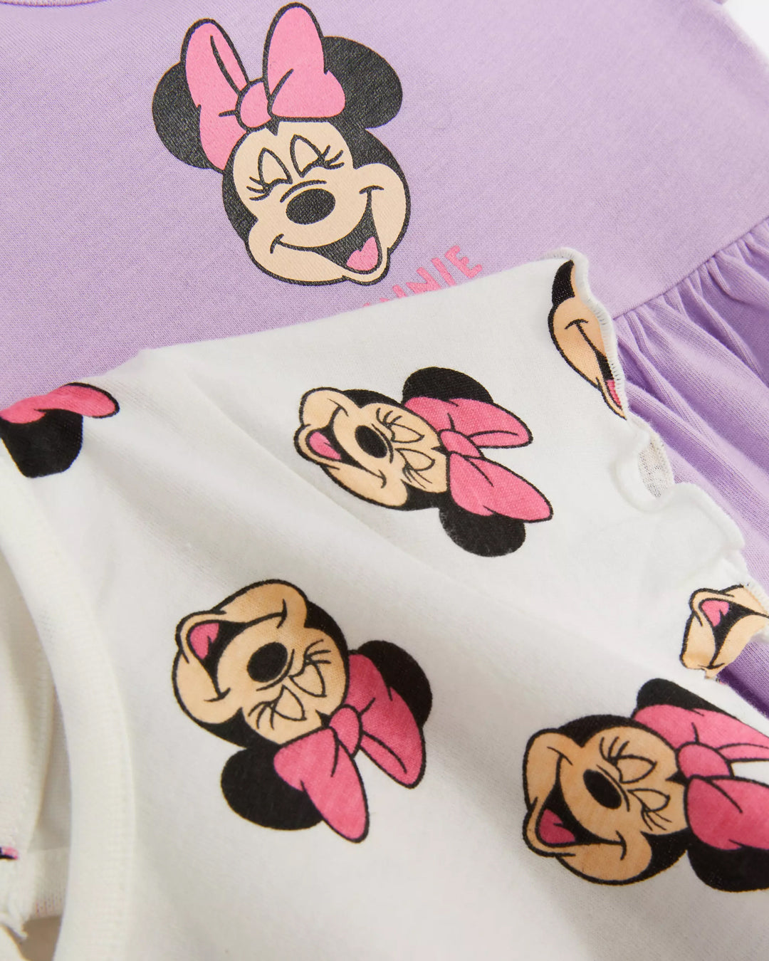 فستان ميني ماوس كيووت للبنات من 2 قطع