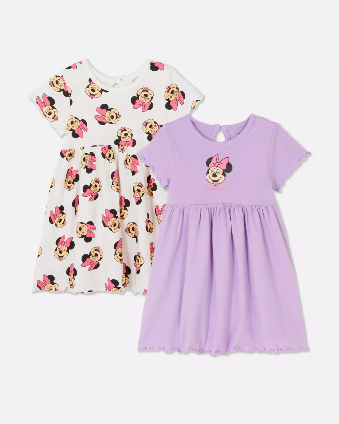فستان ميني ماوس كيووت للبنات من 2 قطع