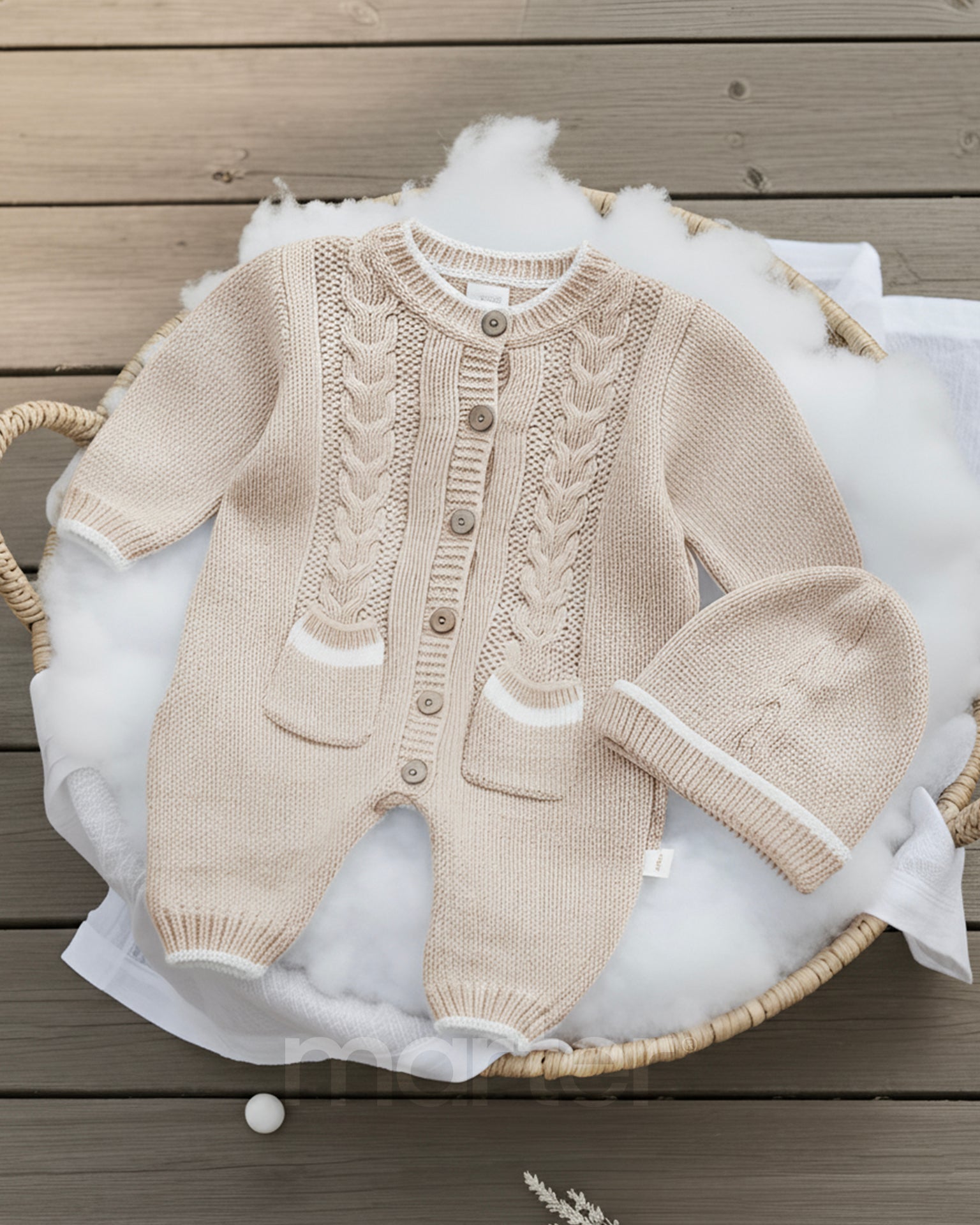 طقم شتوي للأولاد والبنات من 2 قطع فاخرة