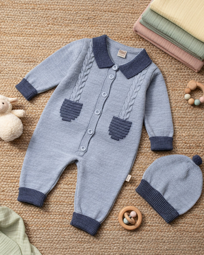 طقم شتوي للأولاد من 2 قطع فاخرة