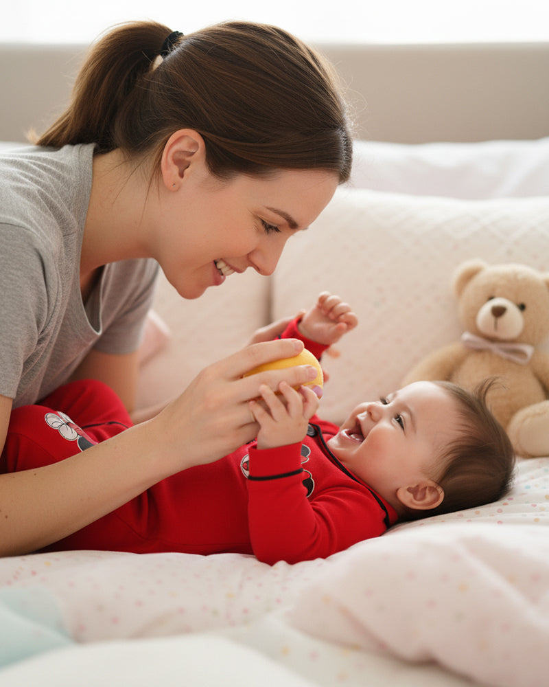 بيجامة ميني ماوس للبنات مكونة من 2 قطع