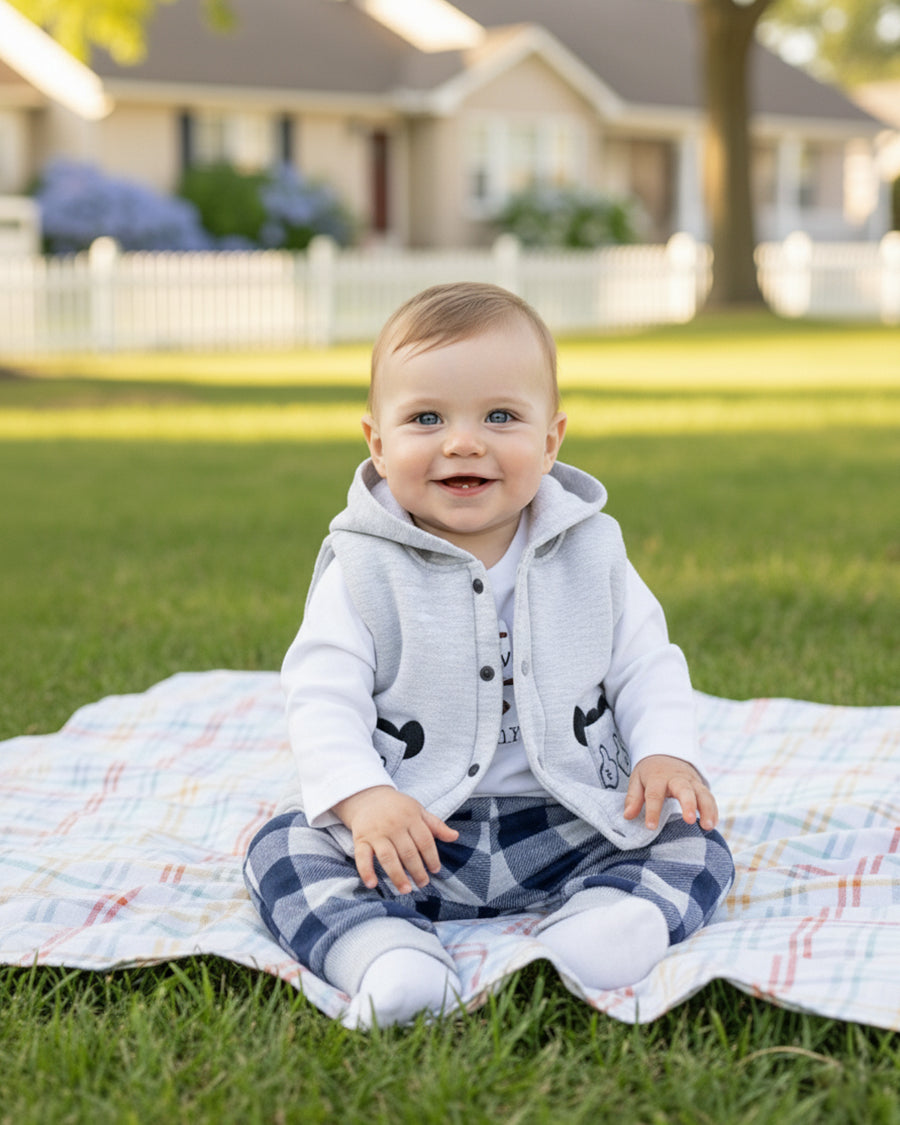 طقم ميكي ماوس الشهير الرائع من 3 قطع