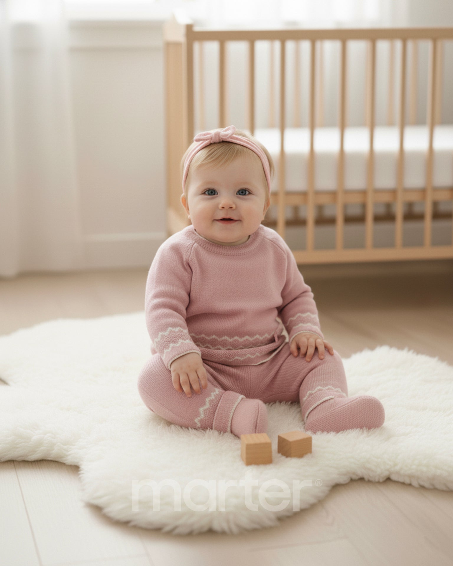 طقم شتوي كيوت للبنات من 2 قطع