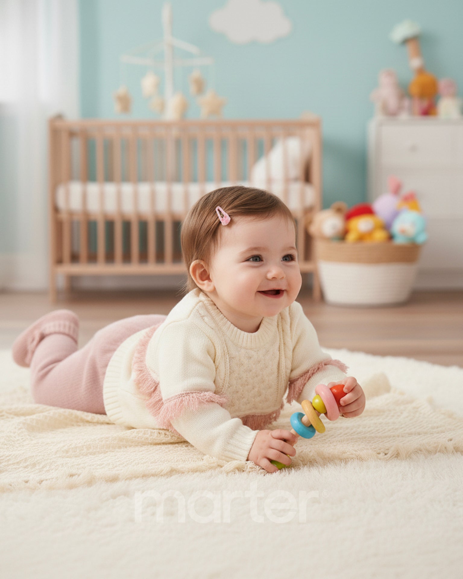 طقم شتوي كيوت للبنات من 2 قطع