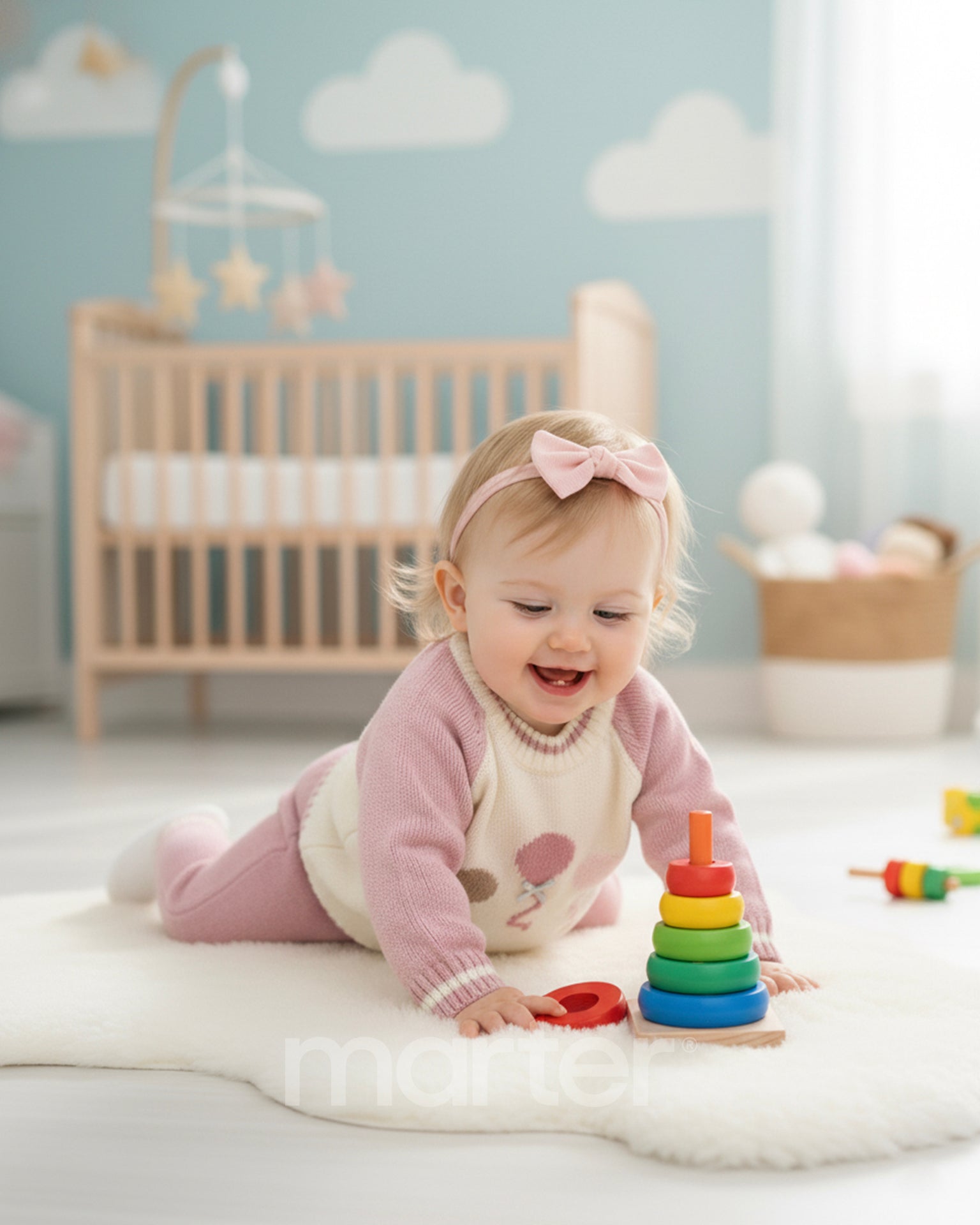 طقم شتوي كيوت للبنات من 2 قطع