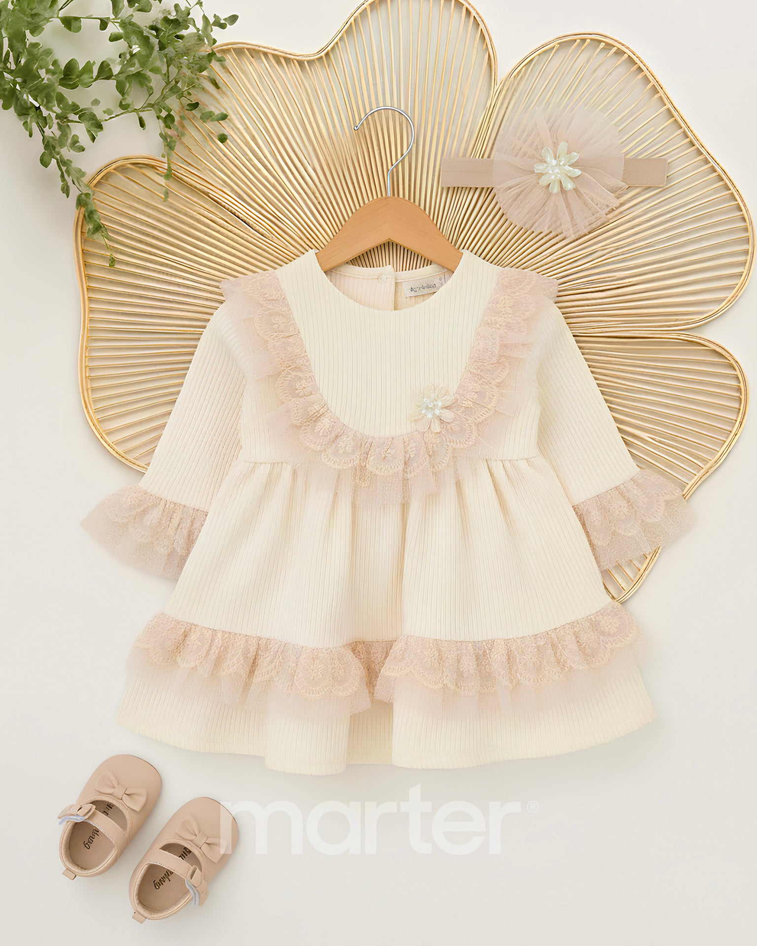 فستان فخم للبنات من 2 قطع راقية