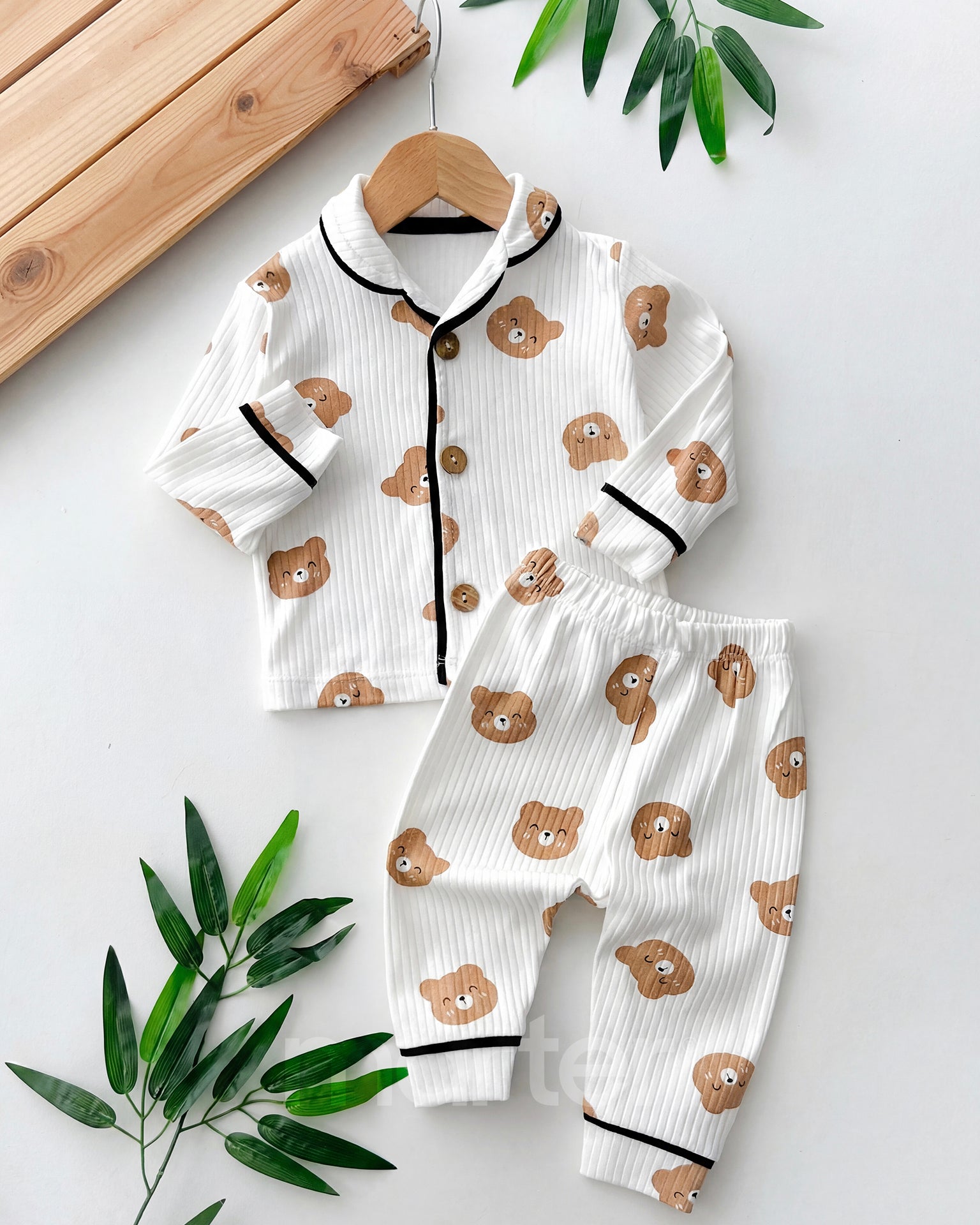 Pyjamas pour garçons et filles, composés de 2 pièces