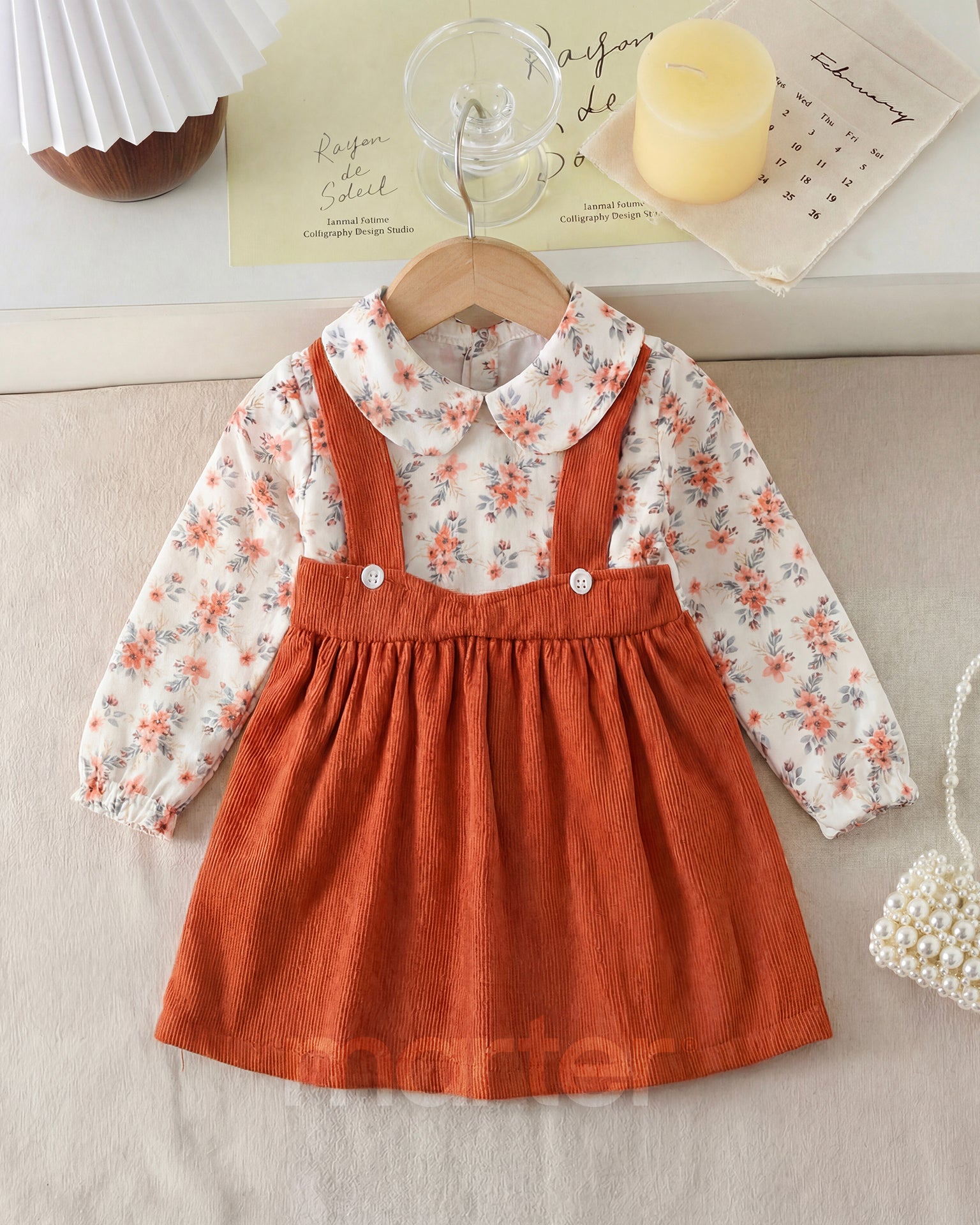 فستان فخم للبنات من 2 قطع راقية