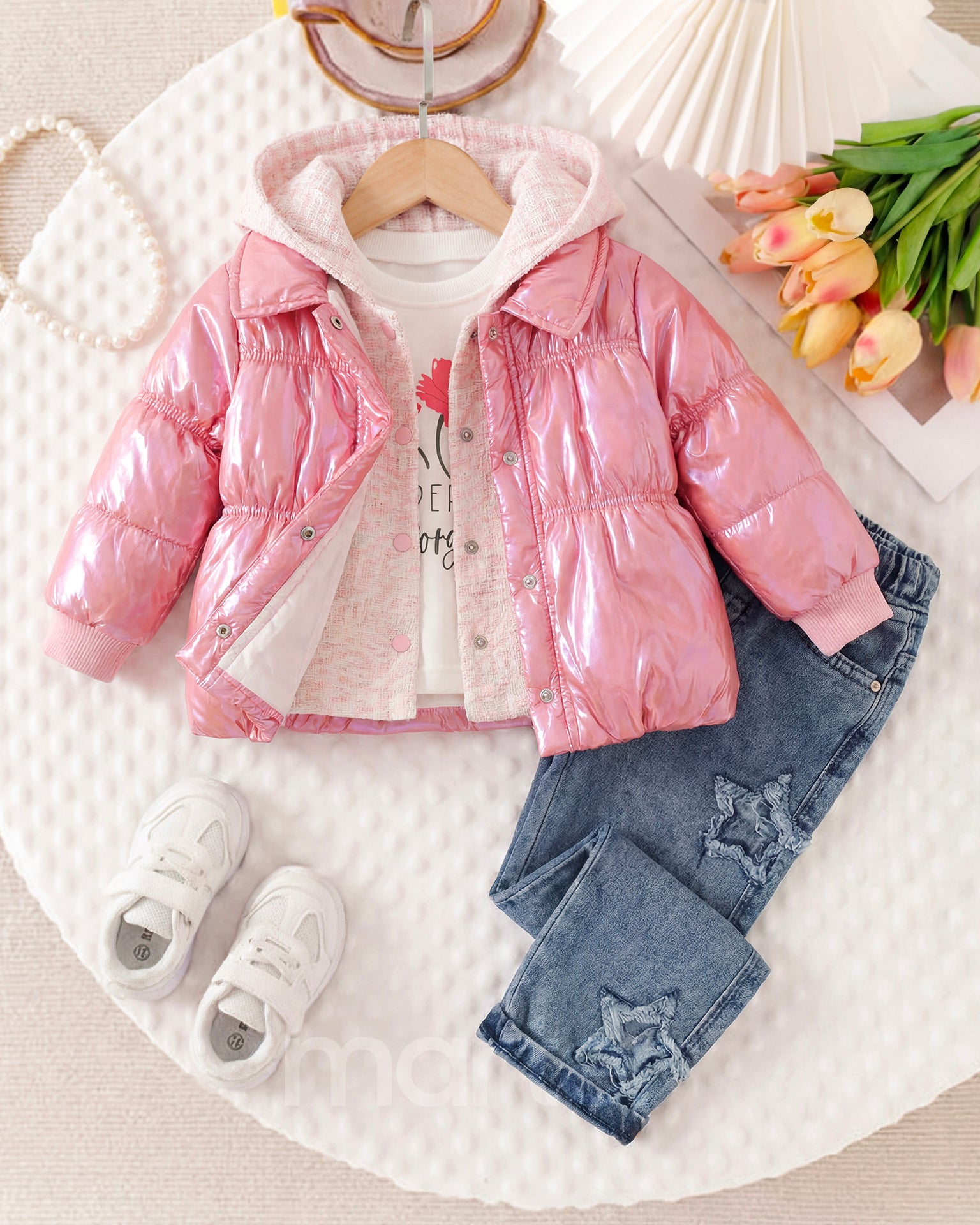 طقم العيد للبنات ولا أروع بتصميم متميز من 4 قطع