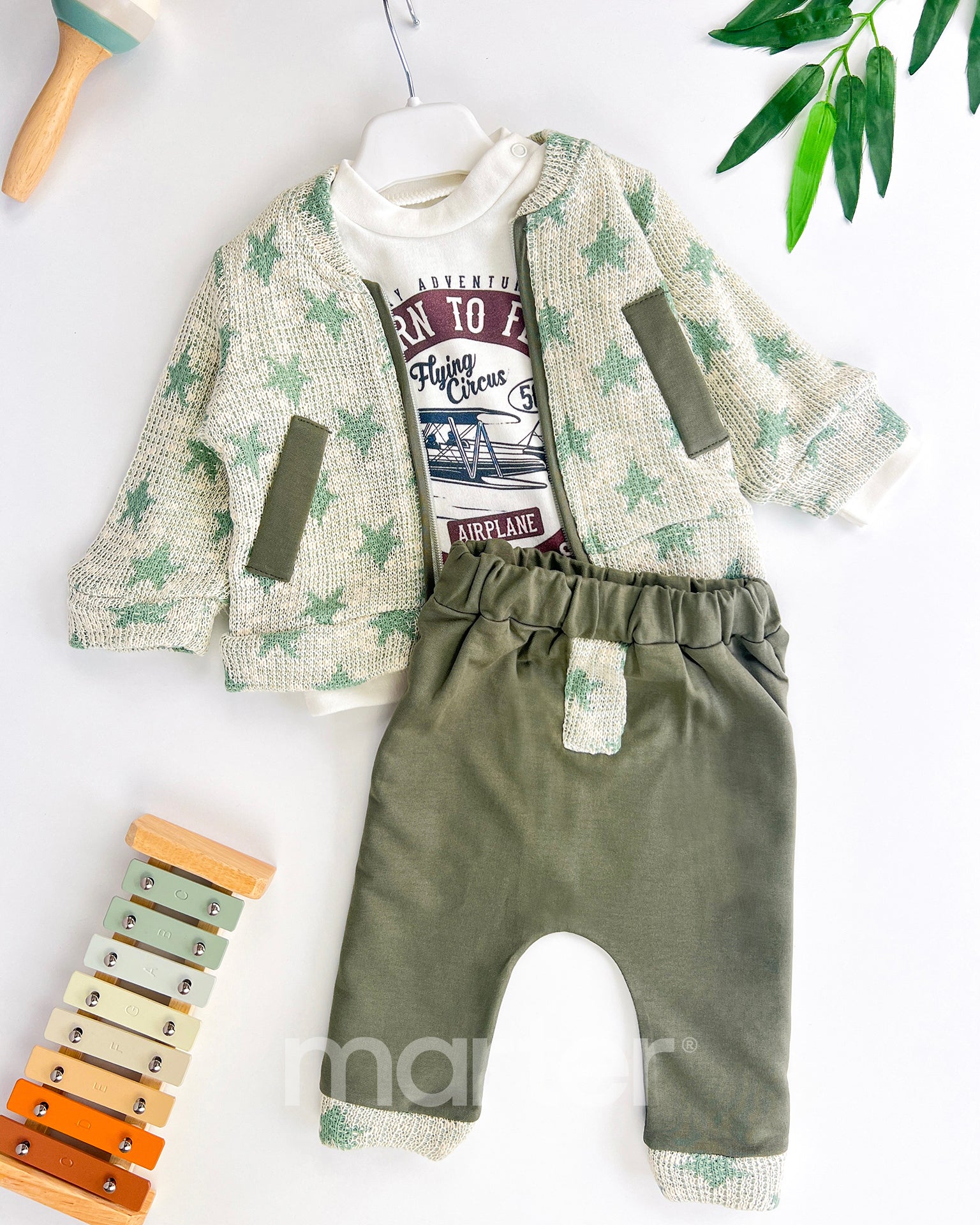 طقم فخم للأولاد من 3 قطع فاخرة