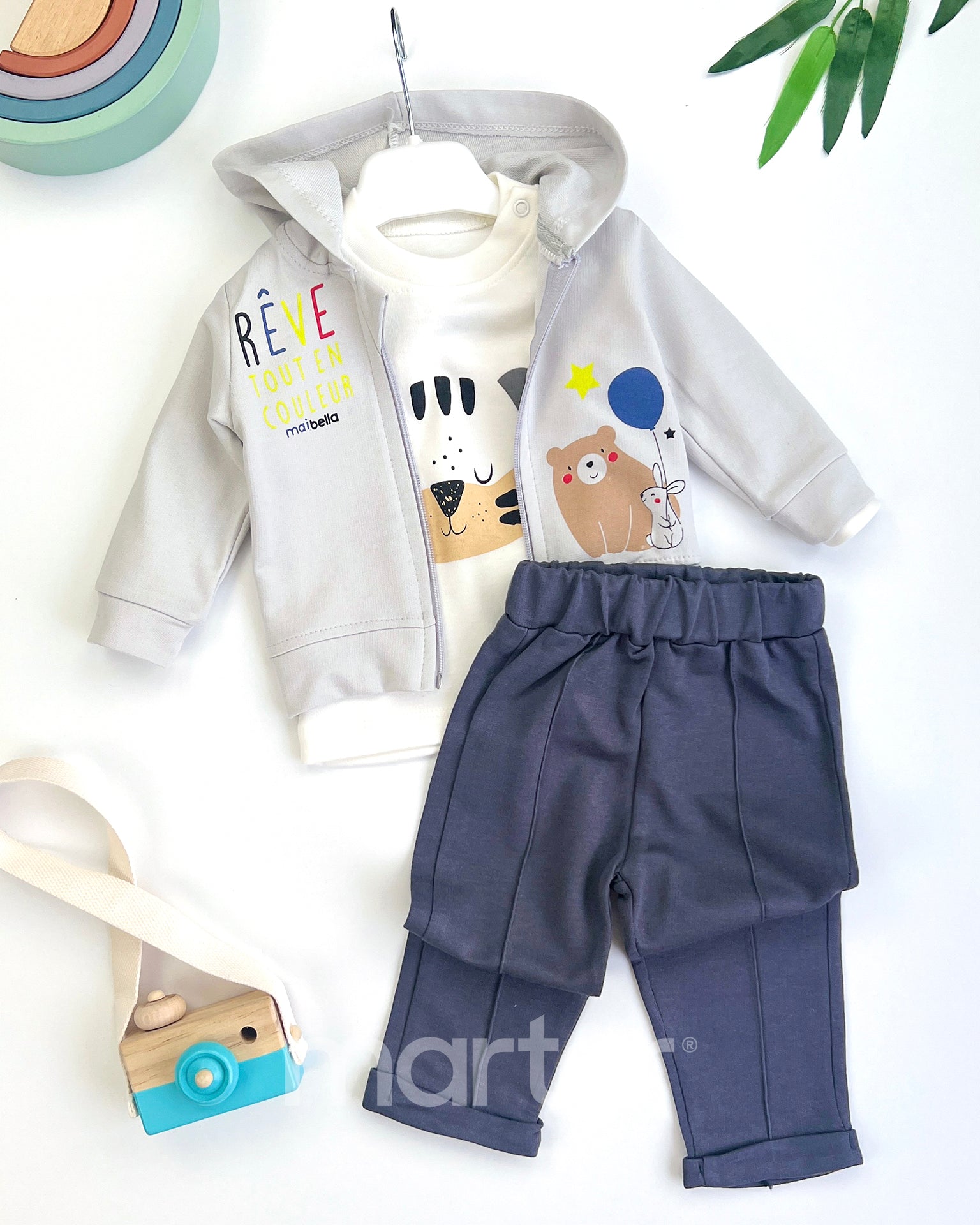 طقم فخم للأولاد من 3 قطع فاخرة