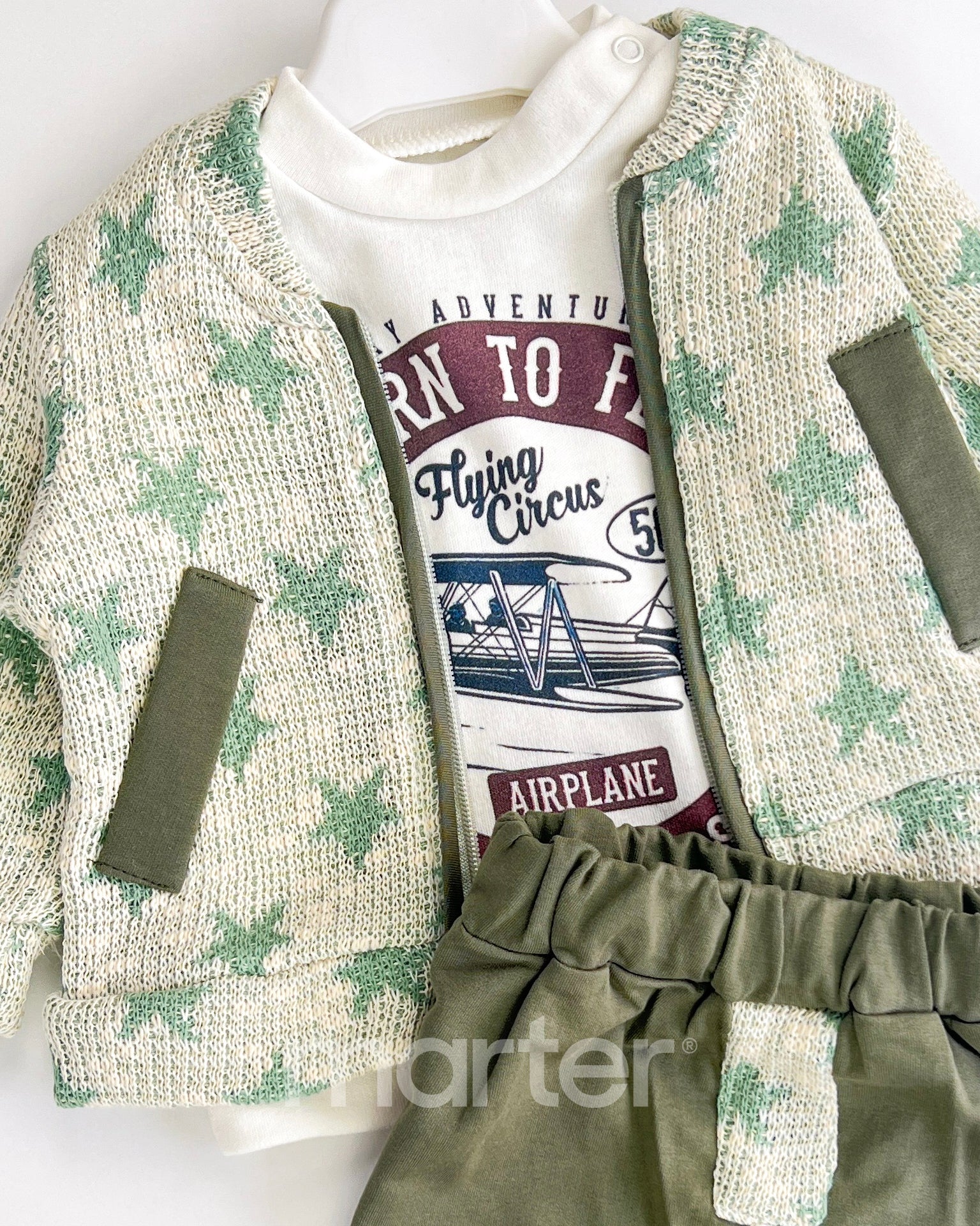 طقم فخم للأولاد من 3 قطع فاخرة