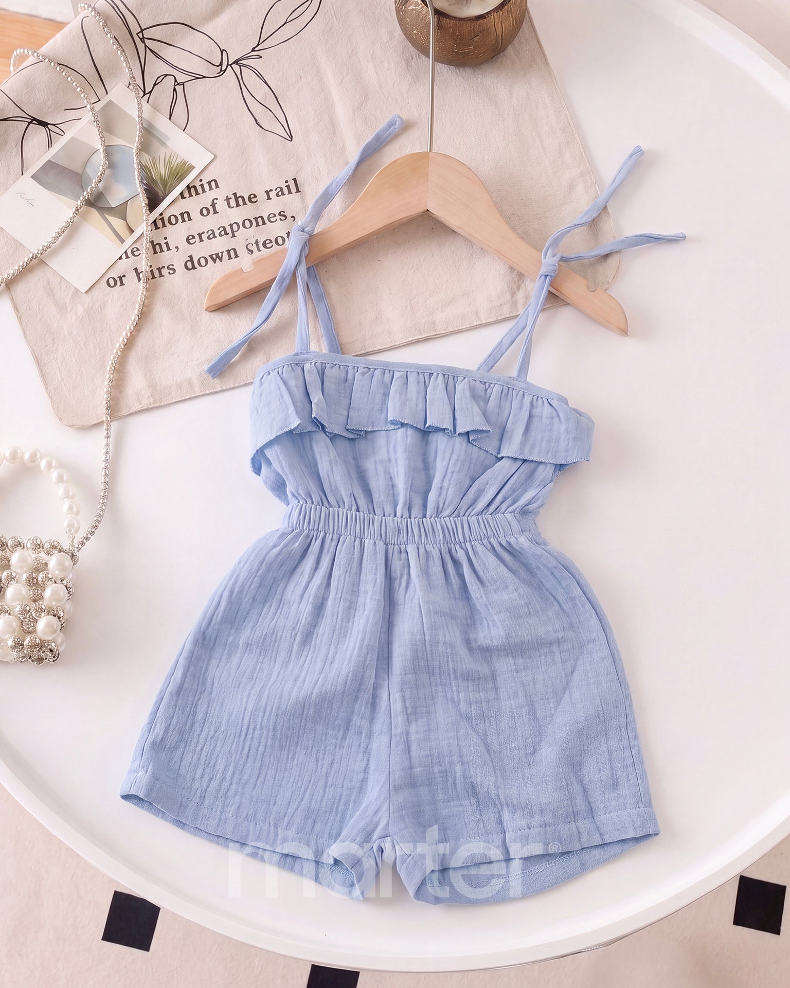 رومبر صيفي كيوت للبنات بلمسات راقية