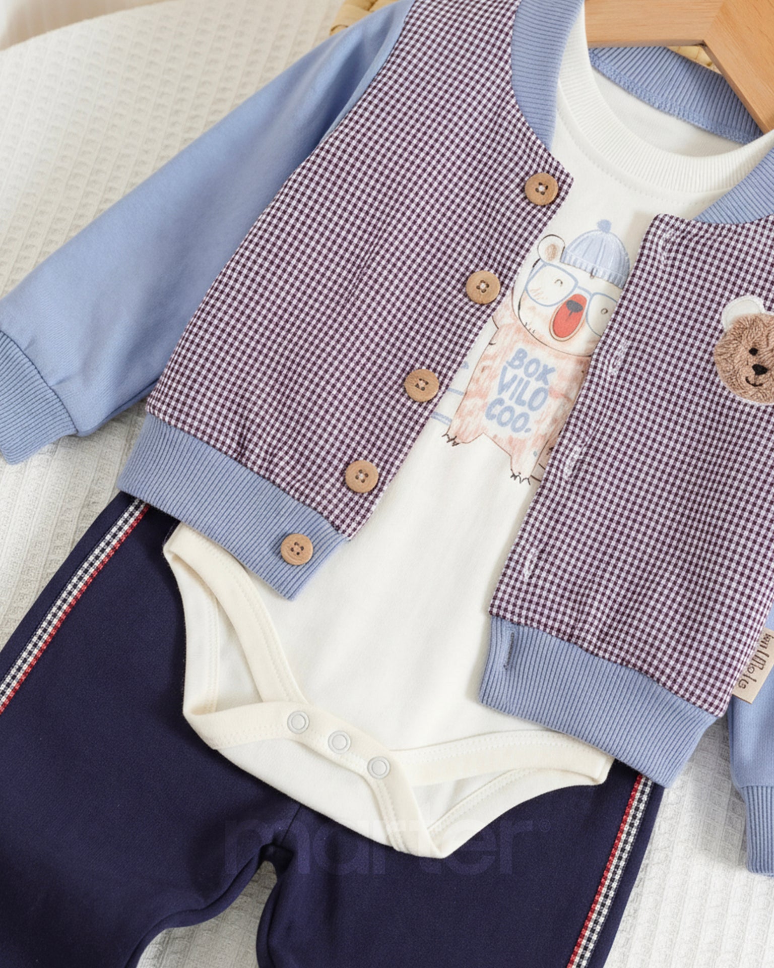 طقم كيوت و جميل للأولاد من 3 قطع