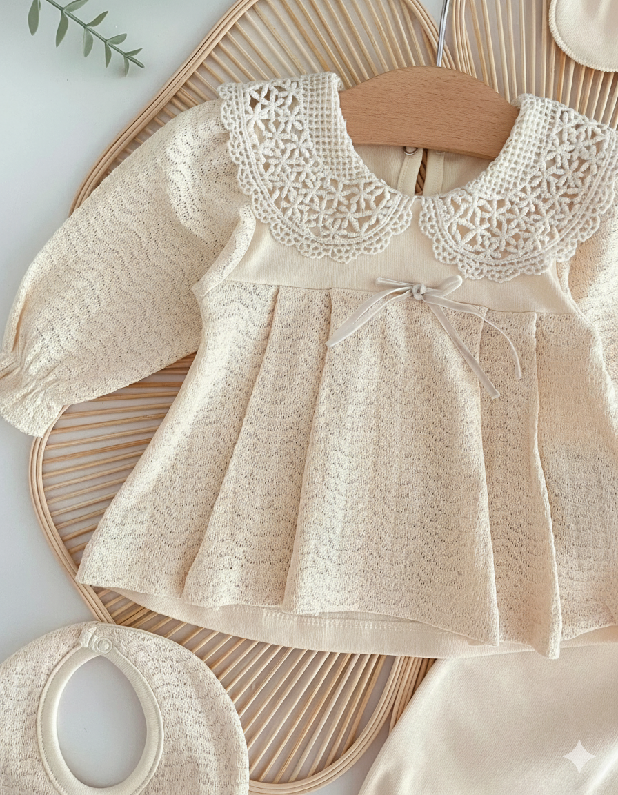 طقم كيوت و جميل لحديثي الولادة من 5 قطع