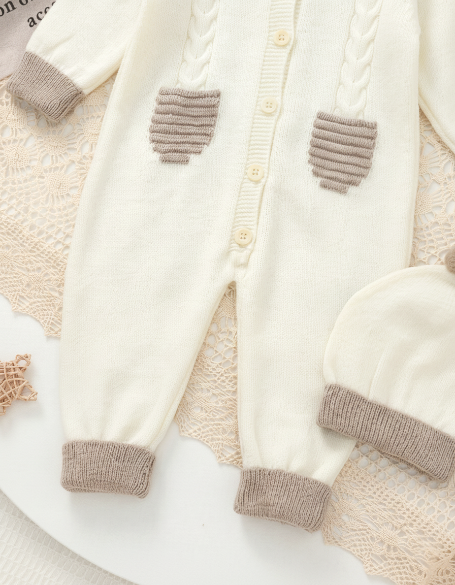 طقم شتوي للأولاد من 2 قطع فاخرة