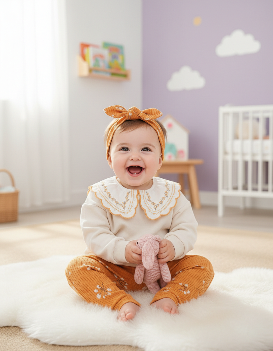 طقم راقي للبنات من 2 قطع كيوت