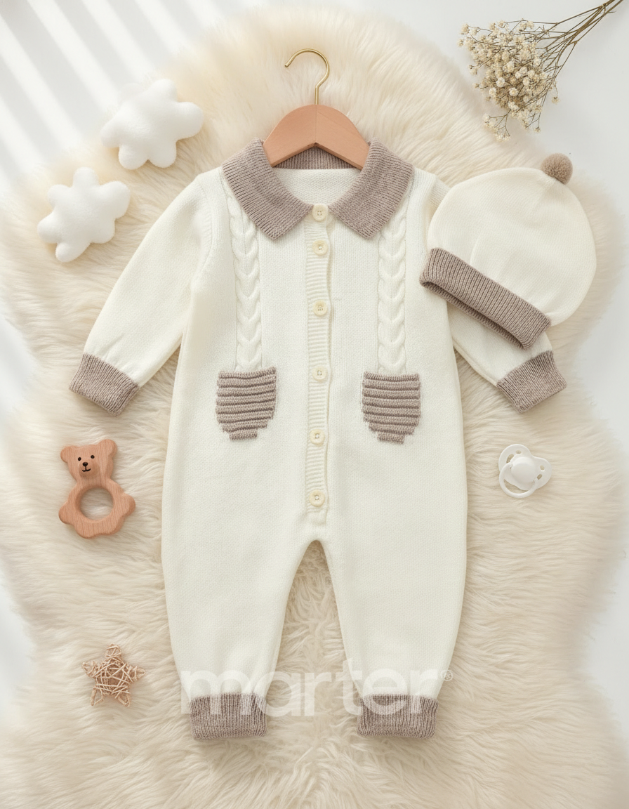 طقم شتوي للأولاد من 2 قطع فاخرة