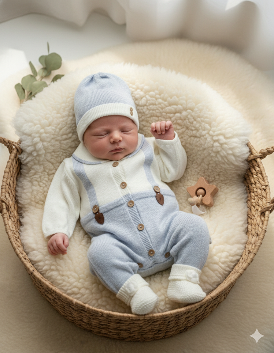 طقم شتوي للأولاد من 2 قطع فاخرة