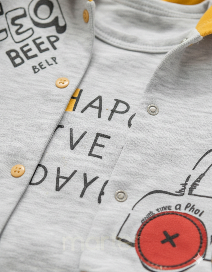 طقم جميل للأولاد بتصميم رائع من 3 قطع