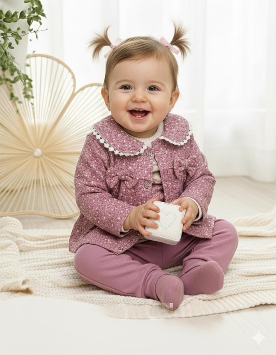 طقم الأميرة الصغيرة للبنات من 3 قطع جميلة