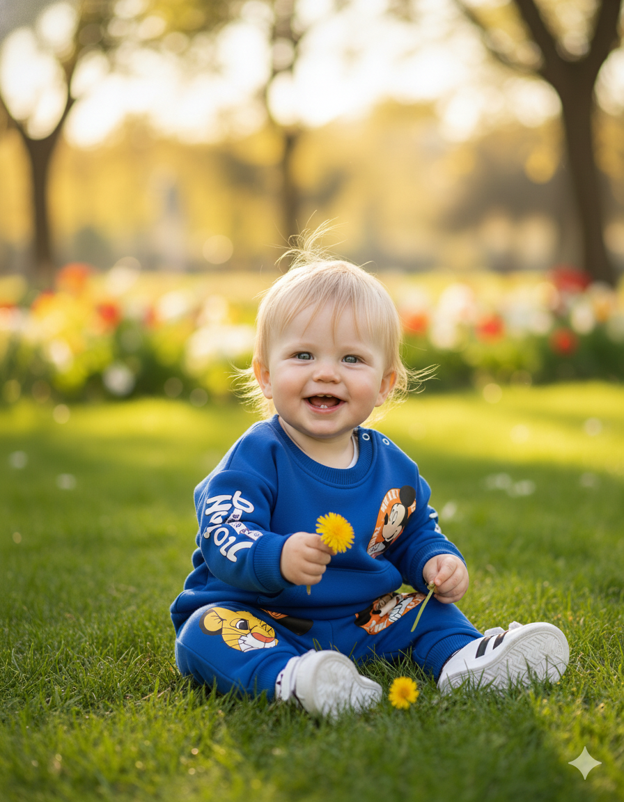 طقم ميكي ماوس الشهير للأولاد من 2 قطع