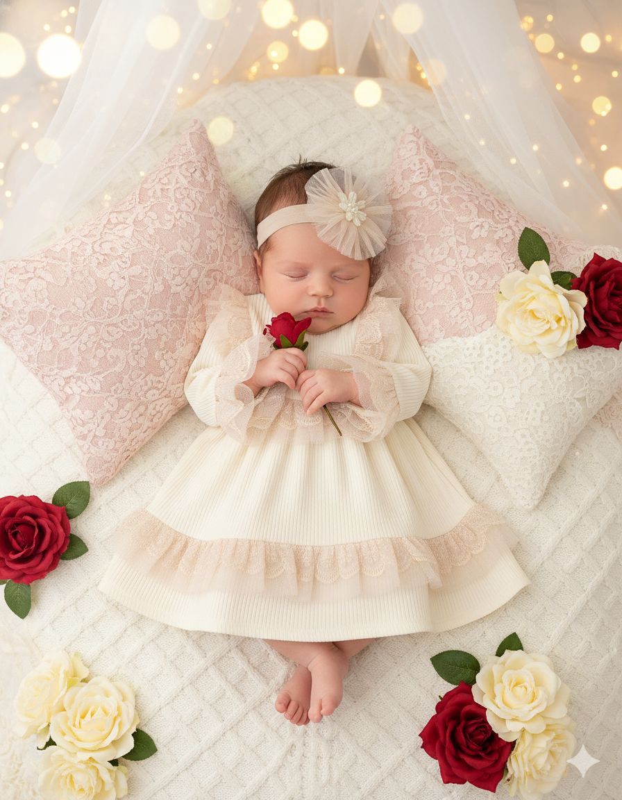 فستان فخم للبنات من 2 قطع راقية