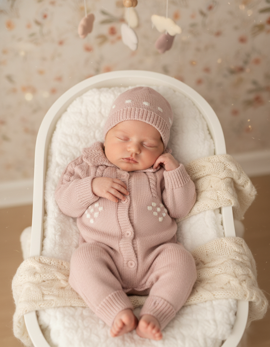 طقم شتوي كيوت للبنات من 2 قطع