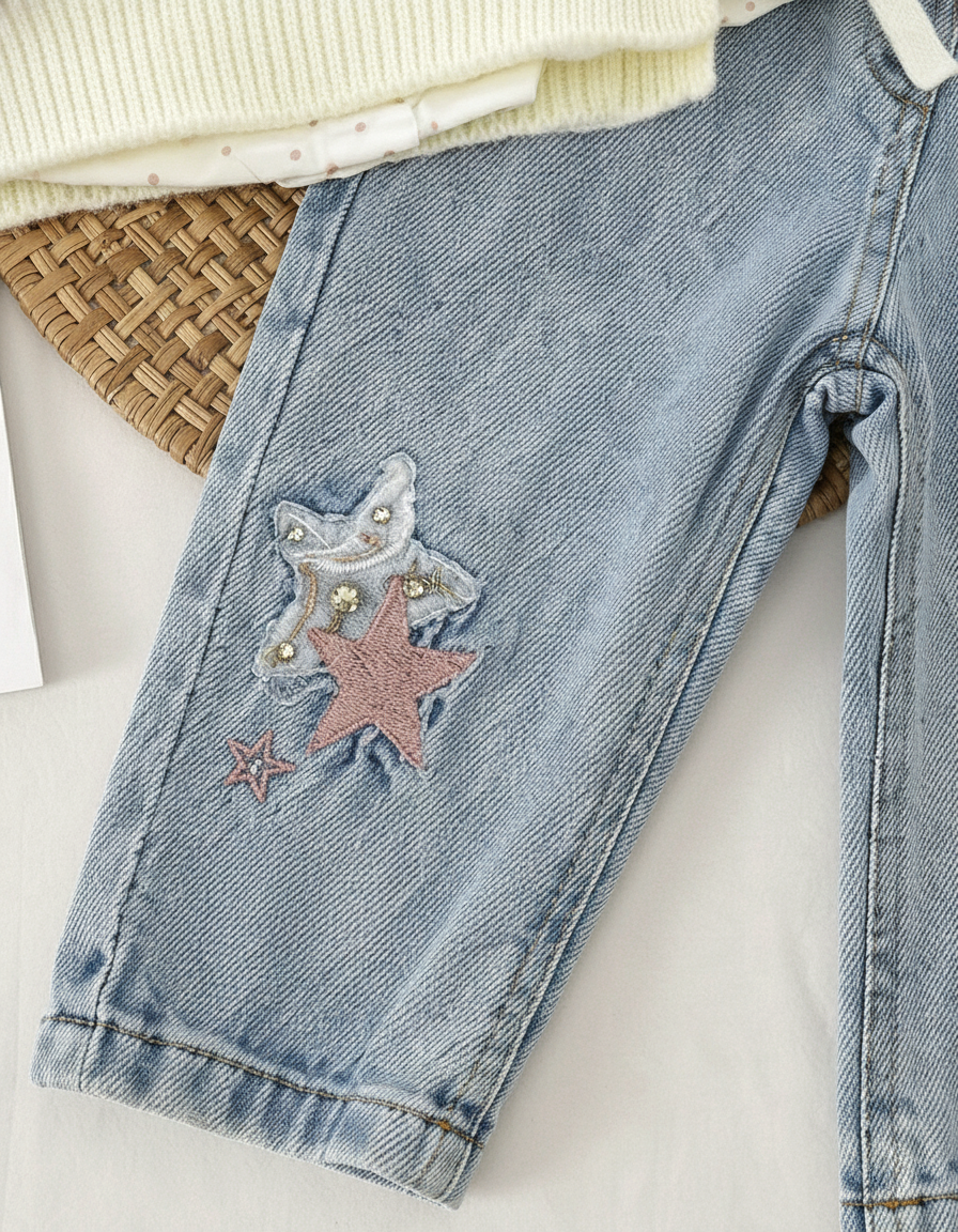 طقم شتوي رائع للبنات بتصميم كيوت من 3 قطع