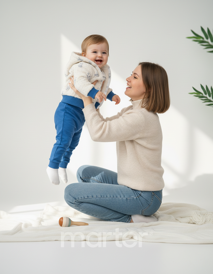 طقم شتوي جميل للأولاد من 3 قطع