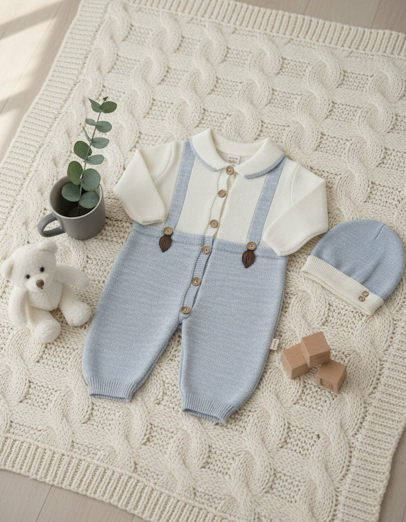 طقم شتوي للأولاد من 2 قطع فاخرة