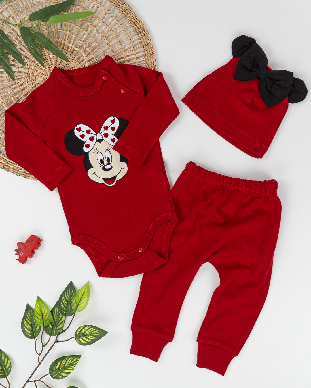 طقم ميني ماوس  للبنات من 3 قطع