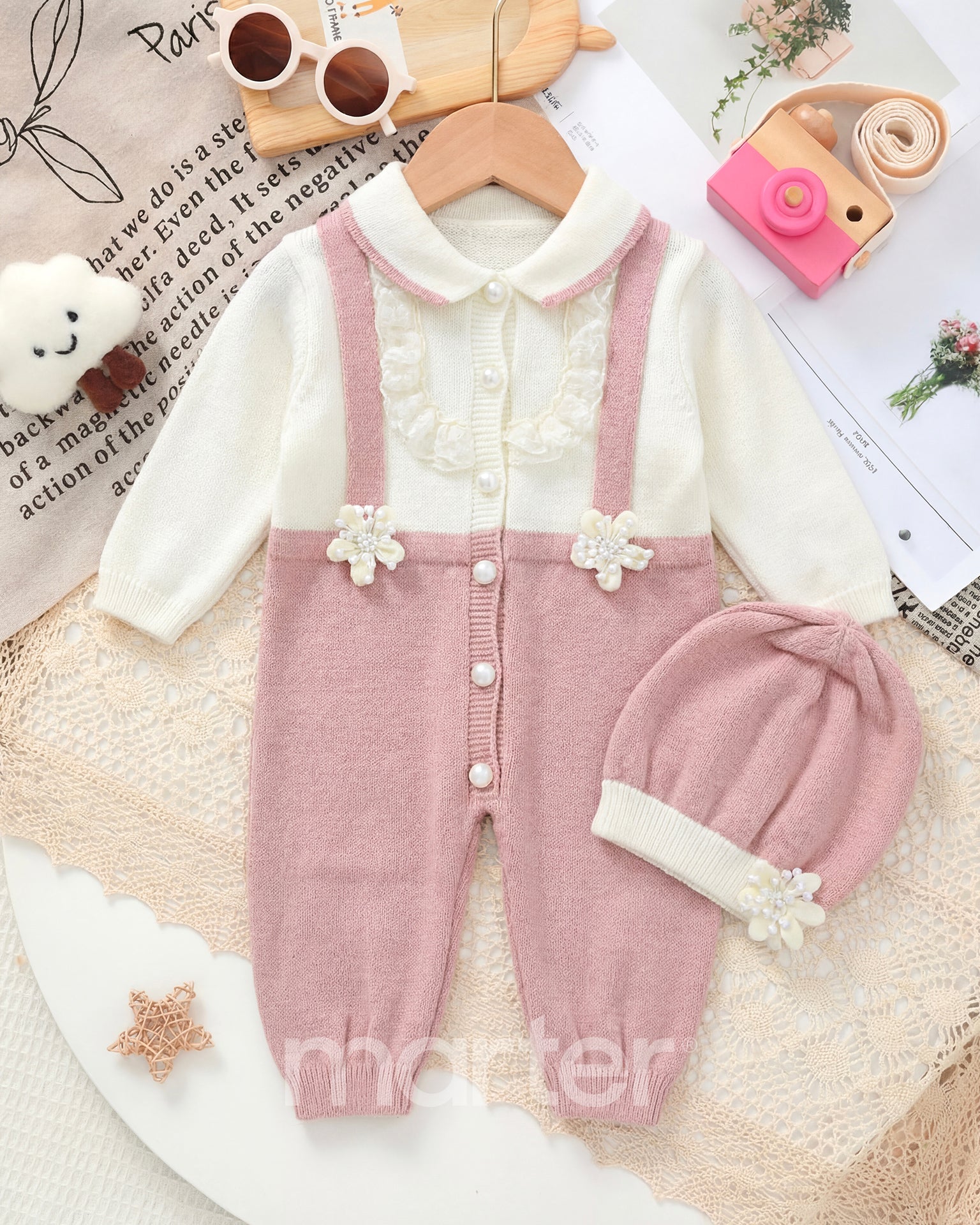 طقم شتوي للبنات من 2 قطع فاخرة