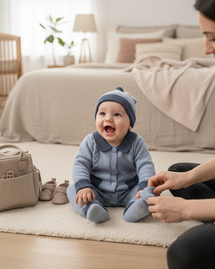 طقم شتوي للأولاد من 2 قطع فاخرة